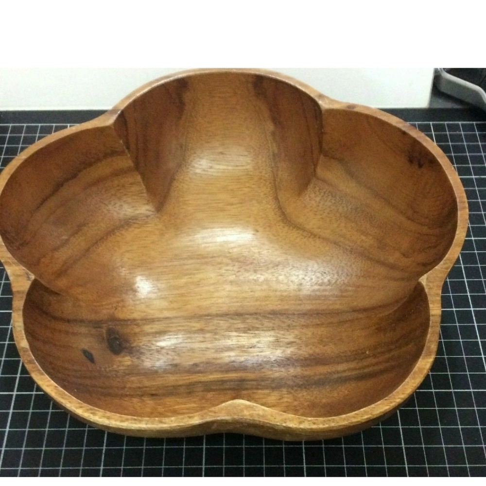 Vintage Wooden Decorative Bowl